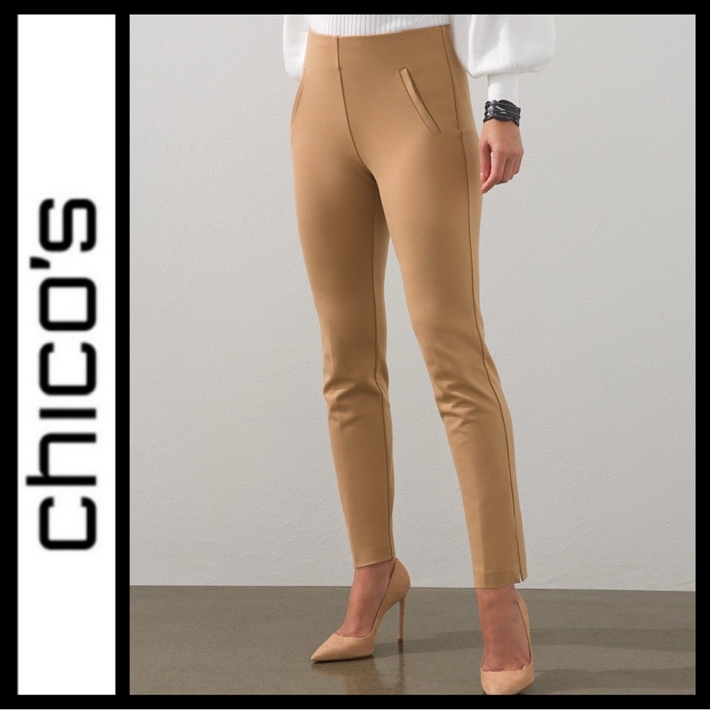 NWT Chico's So Slimming Juliet Side-Vent Ankle Pants